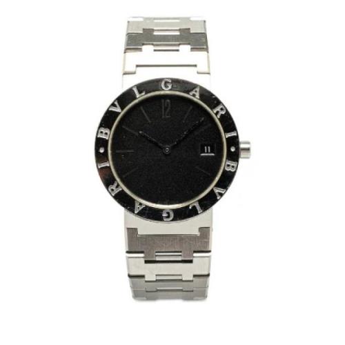 Pre-owned Metal watches Bvlgari Vintage , Black , Heren