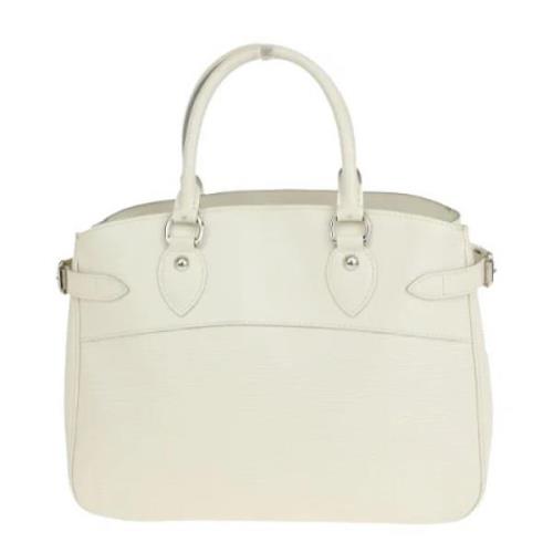 Pre-owned Leather louis-vuitton-bags Louis Vuitton Vintage , White , D...