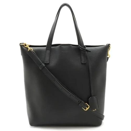 Pre-owned Leather shoulder-bags Yves Saint Laurent Vintage , Black , D...