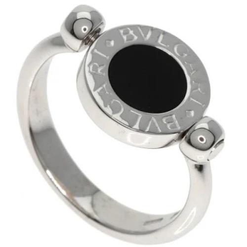 Pre-owned White Gold rings Bvlgari Vintage , Gray , Dames