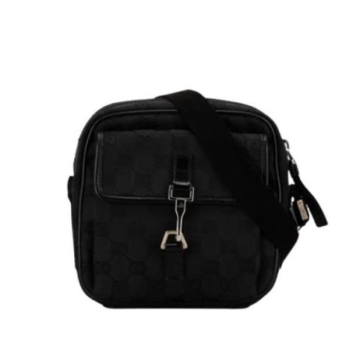 Pre-owned Canvas gucci-bags Gucci Vintage , Black , Dames