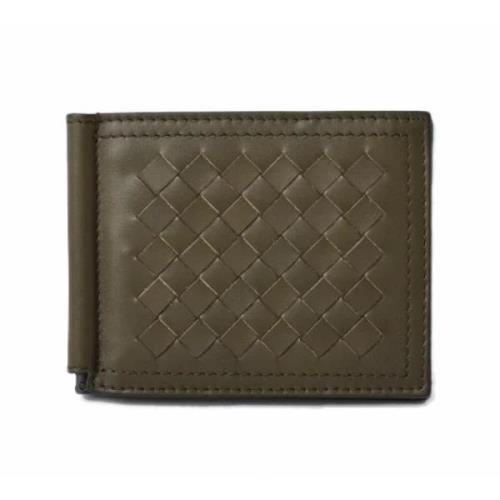 Pre-owned Leather wallets Bottega Veneta Vintage , Green , Dames