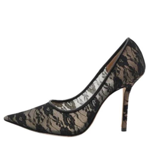 Pre-owned Lace heels Jimmy Choo Pre-owned , Black , Dames