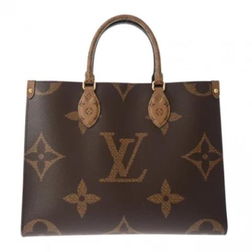 Pre-owned Canvas louis-vuitton-bags Louis Vuitton Vintage , Brown , Da...