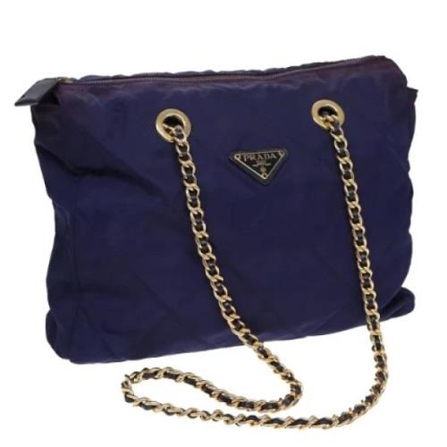 Pre-owned Fabric prada-bags Prada Vintage , Purple , Dames