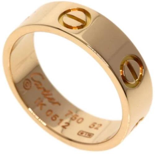 Pre-owned Rose Gold rings Cartier Vintage , Yellow , Dames