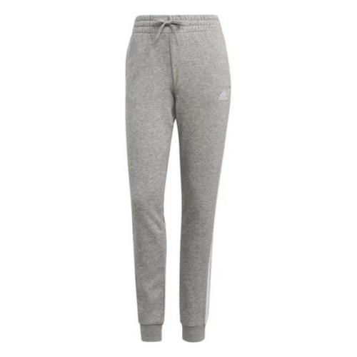 3 Strepen Franse Terry C Lange broek Adidas , Gray , Dames