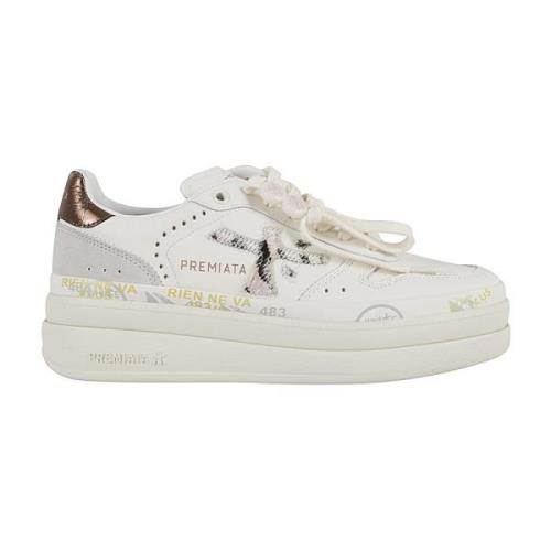 Stijlvolle Sneakers voor Mannen Premiata , White , Dames