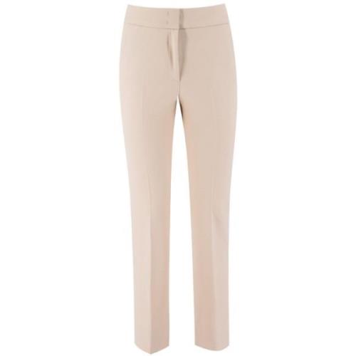 Cigarettebroek met Amerikaanse Zakken Peserico , Beige , Dames