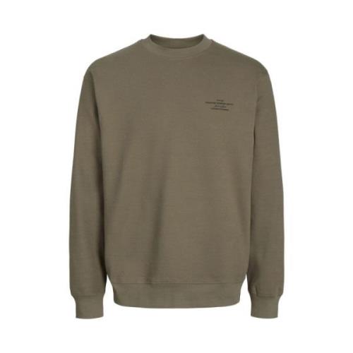 Zeeschildpad Sweater: Freewear Groen Jack & Jones , Green , Heren