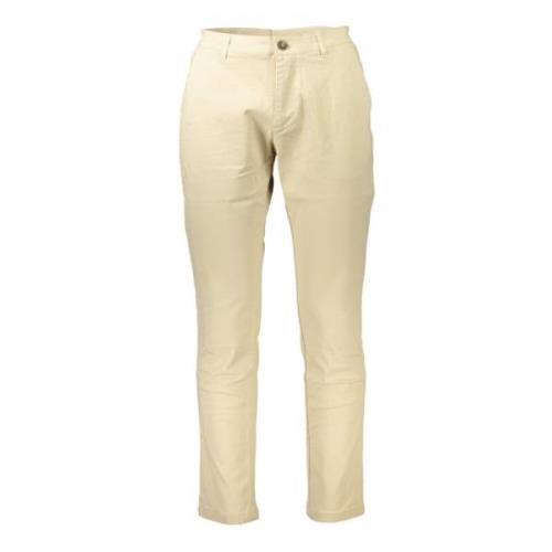 Beige Slim Fit Herenbroek La Martina , Beige , Heren