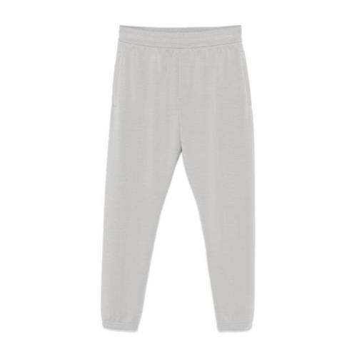 Grijze Capsule Broek met Elastische Tailleband Emporio Armani , Gray ,...