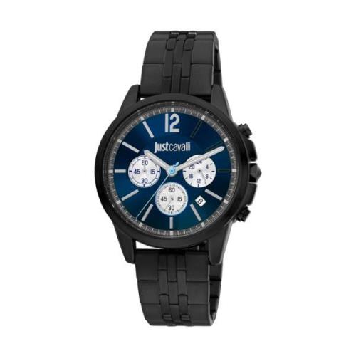 Zwarte herenmode horloge Just Cavalli , Black , Heren