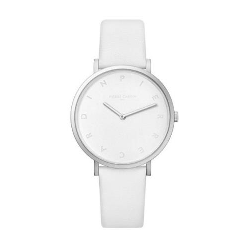 Wit Damesmode Horloge Pierre Cardin , White , Dames