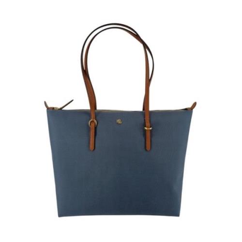 Heldere Blauwe Keaton Dames Tas Ralph Lauren , Blue , Dames