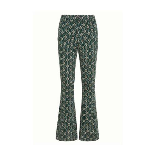 Flared Broek Carnaby King Louie , Green , Dames