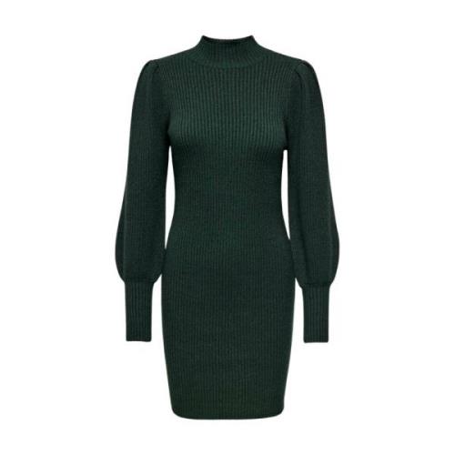 Katia Lange Mouw Jurk Only , Green , Dames