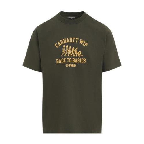 Groene Winterkruiden T-Shirt Carhartt Wip , Green , Heren