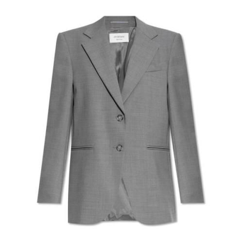 Blazer Baffo Sportmax , Gray , Dames