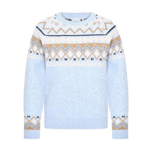 Kirsten Pullover Sweater HV Polo , Blue , Dames