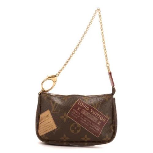 Pre-owned Canvas louis-vuitton-bags Louis Vuitton Vintage , Brown , Da...