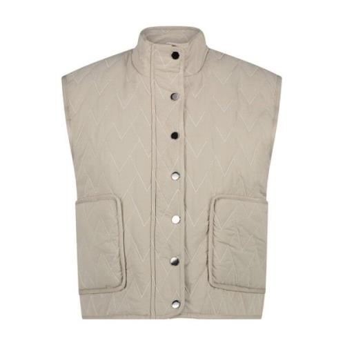 Zigzag Tiana Gilet Nukus , Beige , Dames