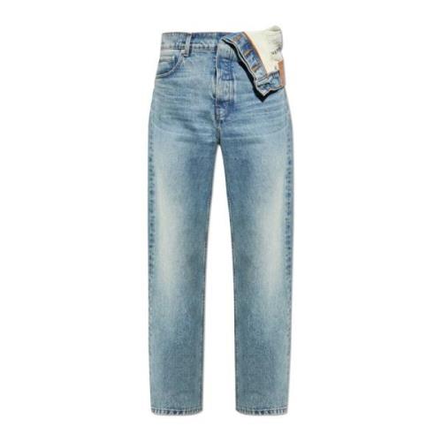 Jeans met logo Y/Project , Blue , Heren