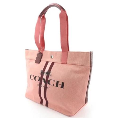 Pre-owned Canvas totes Coach Pre-owned , Pink , Dames