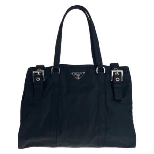 Pre-owned Canvas prada-bags Prada Vintage , Black , Dames