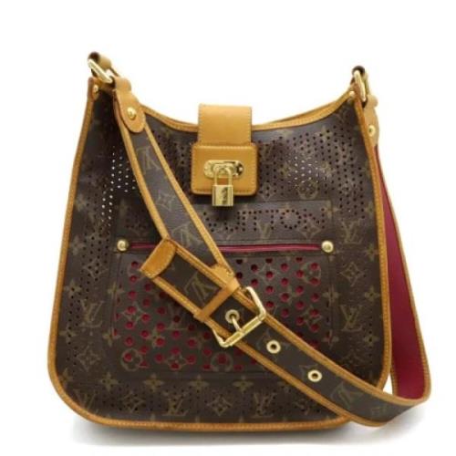 Pre-owned Fabric louis-vuitton-bags Louis Vuitton Vintage , Brown , Da...