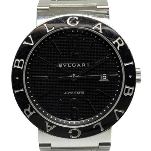 Pre-owned Metal watches Bvlgari Vintage , Black , Heren