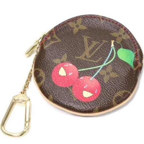 Pre-owned Canvas key-holders Louis Vuitton Vintage , Brown , Dames