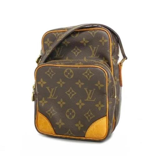 Pre-owned Fabric louis-vuitton-bags Louis Vuitton Vintage , Brown , Da...