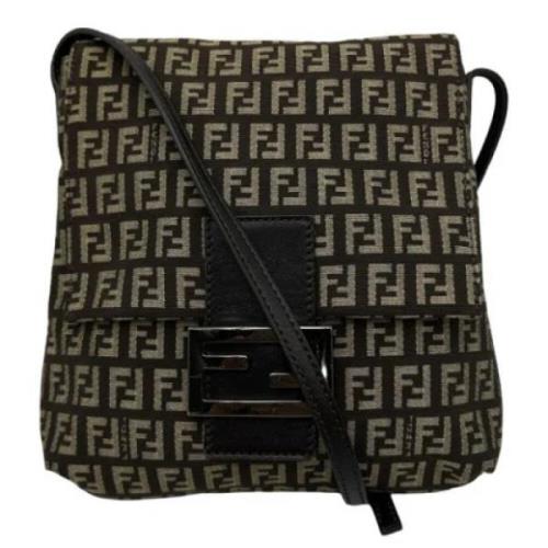 Pre-owned Canvas fendi-bags Fendi Vintage , Brown , Dames