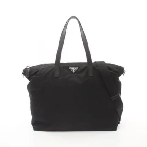 Pre-owned Leather prada-bags Prada Vintage , Black , Dames