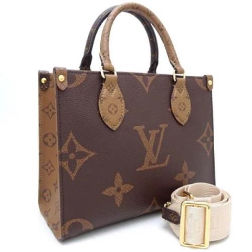 Pre-owned Fabric louis-vuitton-bags Louis Vuitton Vintage , Brown , Da...