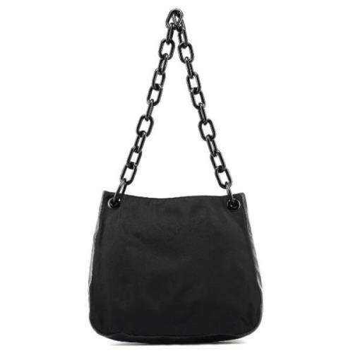 Pre-owned Leather prada-bags Prada Vintage , Black , Dames