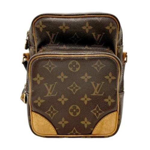 Pre-owned Fabric louis-vuitton-bags Louis Vuitton Vintage , Brown , Da...