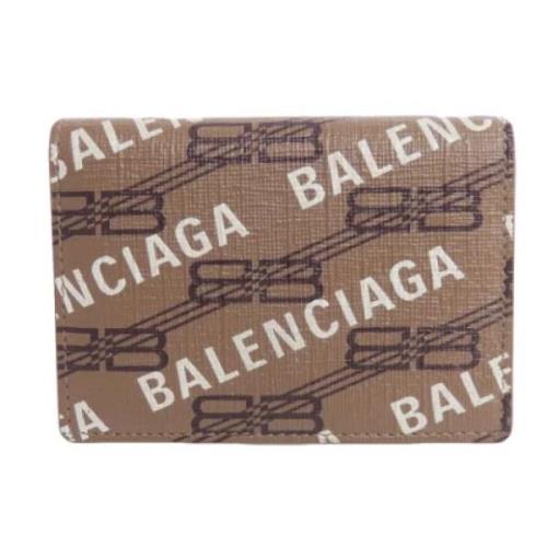 Pre-owned Leather wallets Balenciaga Vintage , Brown , Dames