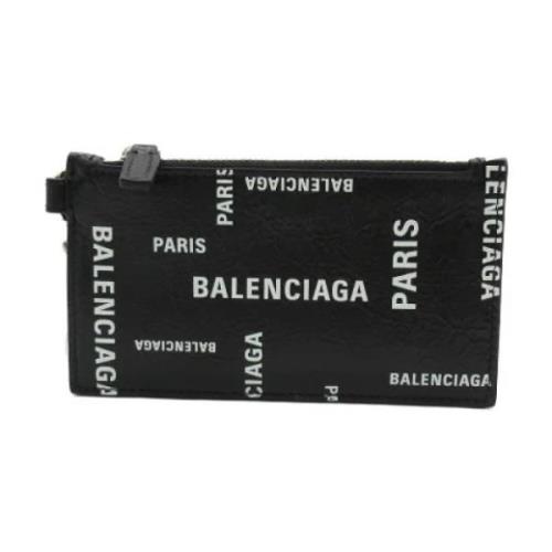 Pre-owned Leather key-holders Balenciaga Vintage , Black , Dames