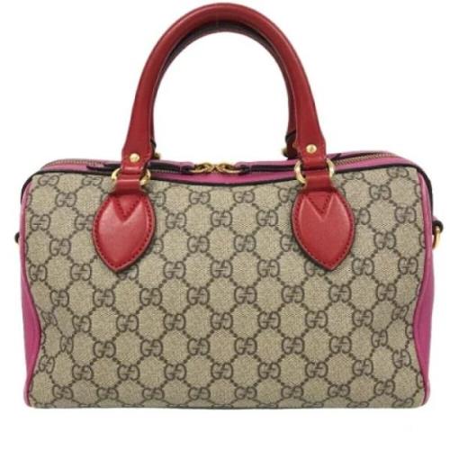 Pre-owned Canvas gucci-bags Gucci Vintage , Beige , Dames