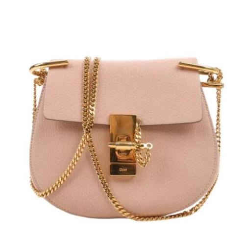 Pre-owned Leather shoulder-bags Chloé Pre-owned , Pink , Dames