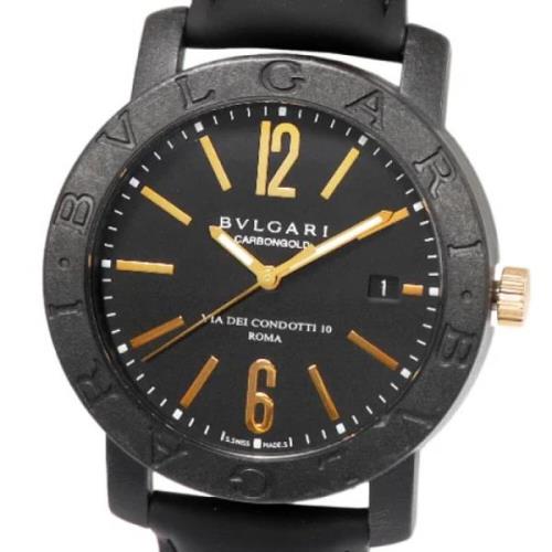 Pre-owned Metal watches Bvlgari Vintage , Black , Heren