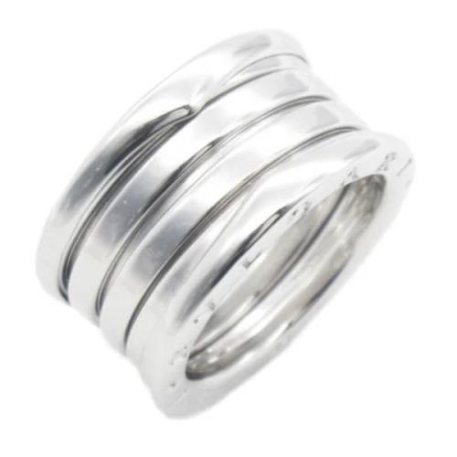 Pre-owned White Gold rings Bvlgari Vintage , Gray , Unisex