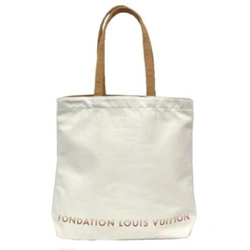 Pre-owned Canvas louis-vuitton-bags Louis Vuitton Vintage , White , Da...