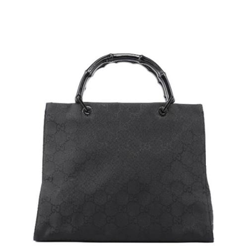 Pre-owned Canvas gucci-bags Gucci Vintage , Black , Dames