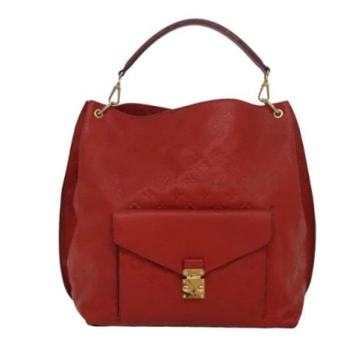 Pre-owned Leather louis-vuitton-bags Louis Vuitton Vintage , Red , Dam...