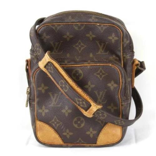 Pre-owned Fabric louis-vuitton-bags Louis Vuitton Vintage , Brown , Da...