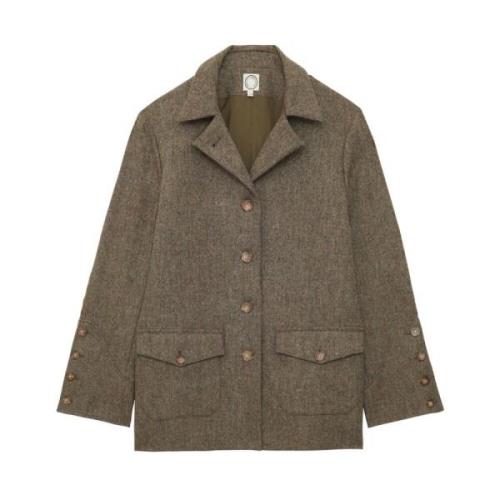 JIL Jacket Ines De La Fressange Paris , Green , Dames