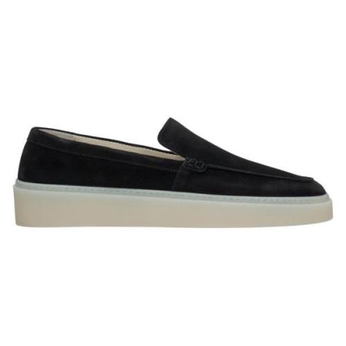 Zwarte Damesloafers gemaakt van Echt Italiaans Velours Er00115715 Estr...